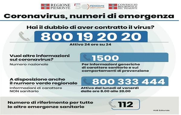 Epidemia Coronavirus (COVID-19) - ZONA ROSSA anche per il VCO!