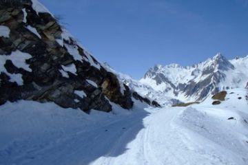 Strada verso il Passo San Giacomo (Svizzera)